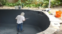 waterproofing construction for fish ponds